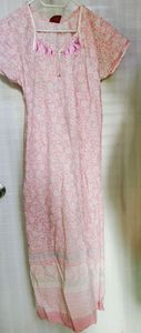 Vintage Pink Floral Nightgown