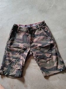 Camouflage Print Shorts