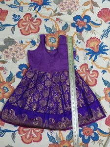 Ethnic Purple Dress