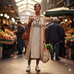 ✨Retro Crochet Chic! 🇮🇳 4-Season Tunic/Dress ✨