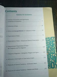 Statistics For Economics By TR Jain Class 11th