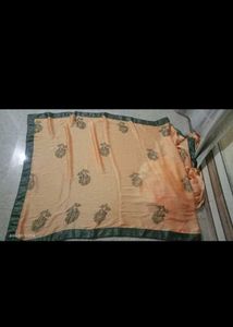 Peach Silk Saree