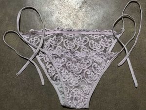Lace Tie-Side Thong(small Or Medium)