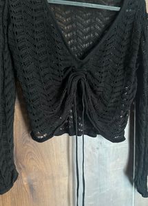 Black Crop Top