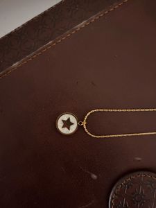 Anti Tarnished Gold Star Pendant Necklace