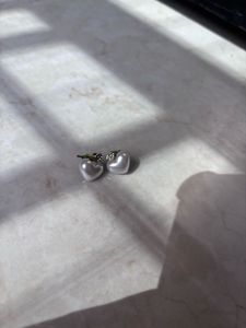 Heart Pearl Earrings
