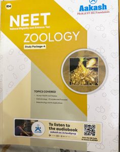 Aakash NEET Zoology Study Package | Set of 4 Book