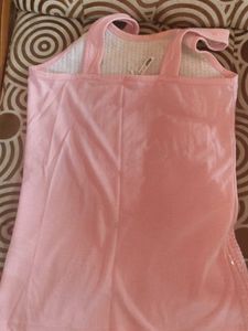 Cute Pink Sequin Tank Top