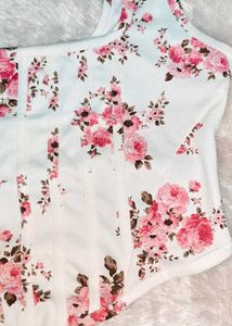 Floral Corset Top