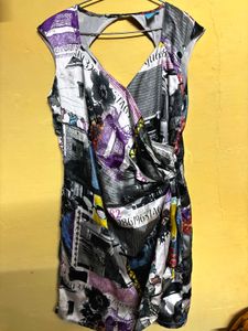 Rio Abstract Print Mini Dress