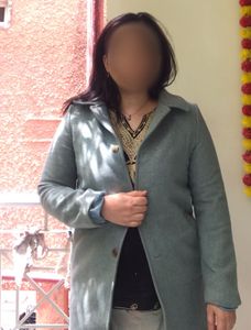 Light Blue Long Coat