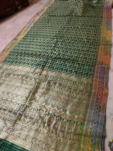 Green Banarasi primium quality 💯 😍 Saree