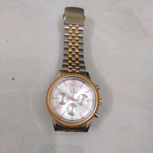 Titan Silver &amp; Gold Watch