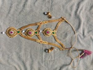 Gold Tone Rani Haar Necklace