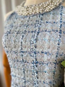 Chic Tweed Halter Dress