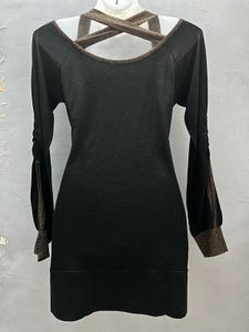 Light Glitter Fullsleeves Black Elegant Look