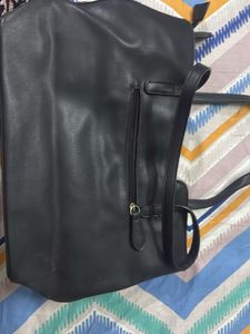 Lavie Black Snakeskin Tote Bag