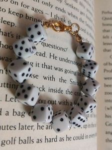 Aesthetic Dice (White) Bracelet