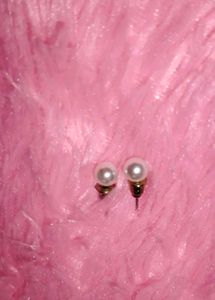Pearl Earrings Set - 2 Pairs