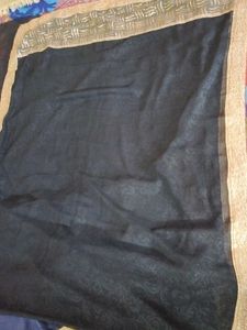 BLACK SAREE With Blouse