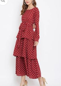 Polka Dot Maxi Dress