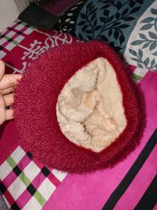 Cozy Red Knit Beanie