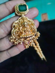 Elegant Gold-Tone Pendant