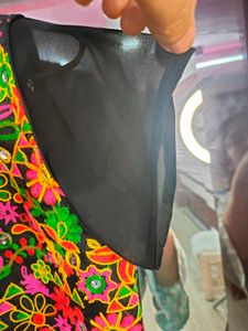 Embroidered Mirrorwork Fulkari Work Kurti