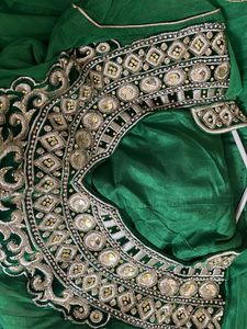 Emerald Green Anarkali Dress
