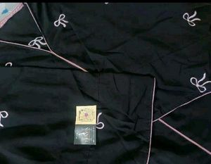 Trendy Embroidered Bow Abaya