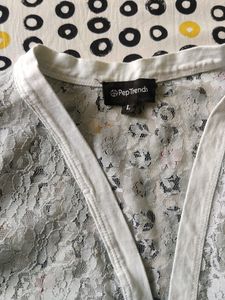 Grey Net Shrug