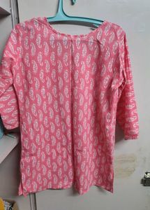 Pink Paisley Print Tunic