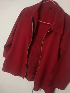 Crop Top With Jacket