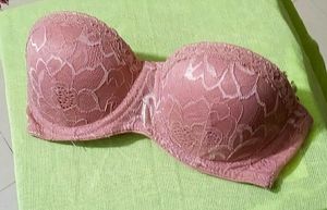 Demi Cup Lace Bra Pushup Underwire