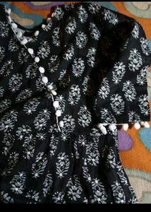 Anarkali Dress With Dupatta And Pant