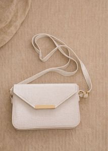 Chic White Crossbody Bag