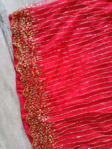 Red &amp; Gold Girls Lehenga Choli