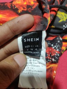 SHEIN Girls Open Back Swimsuit (Size S)