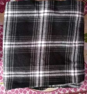 Plaid Wide Leg Pants