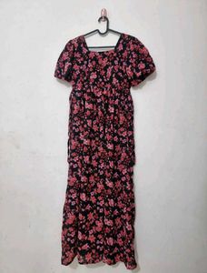 Floral Print Maxi Dress