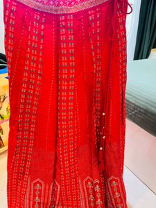 Magenta Ethnic Skirt