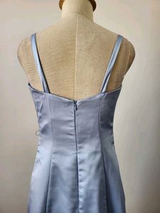 Elegant Blue Maxi Dress