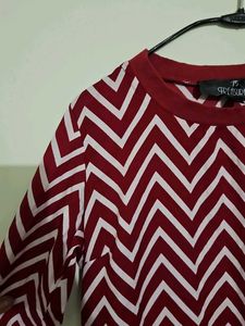 Chevron Print Top
