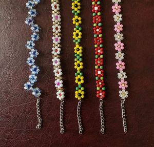 Flower Beaded Bracelets