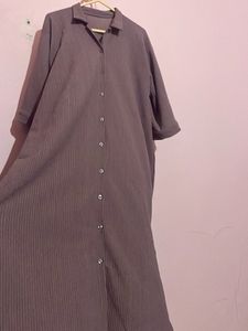 Oversized Shirt Dress