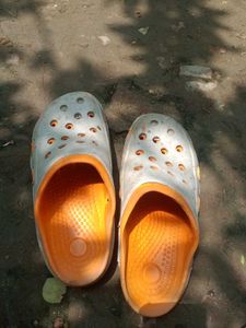 Comfy Clogs - Orange Accent