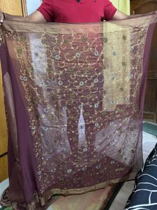 Embroidered saree