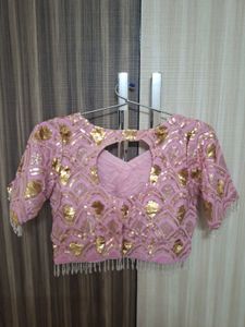 Pink Ruffle Ethnic Gown