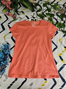 Salmon Crewneck Tee