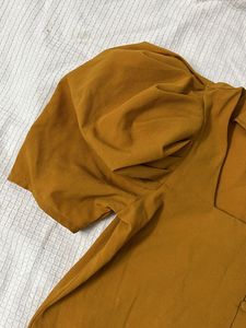 Mustard Crop Top